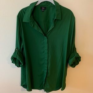Green Chiffon Blouse